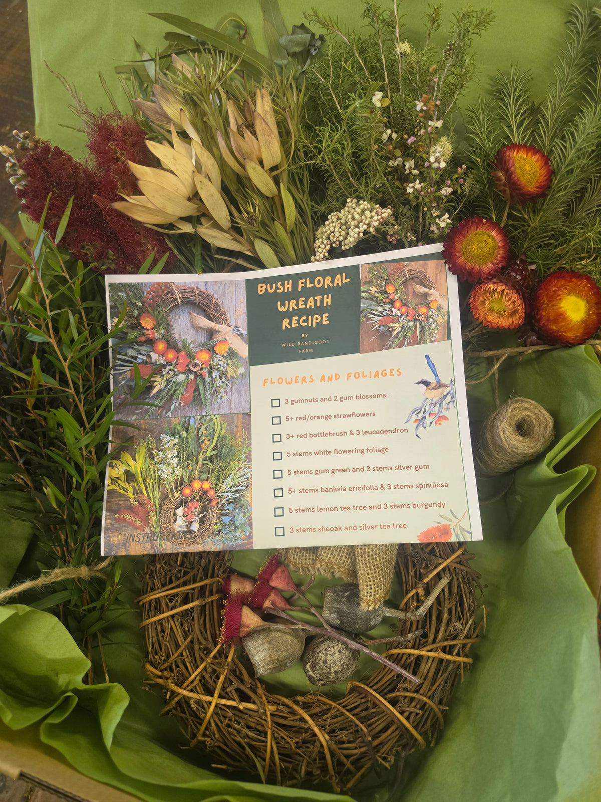 Bush Florals Premium DIY Wreath Creator Kit