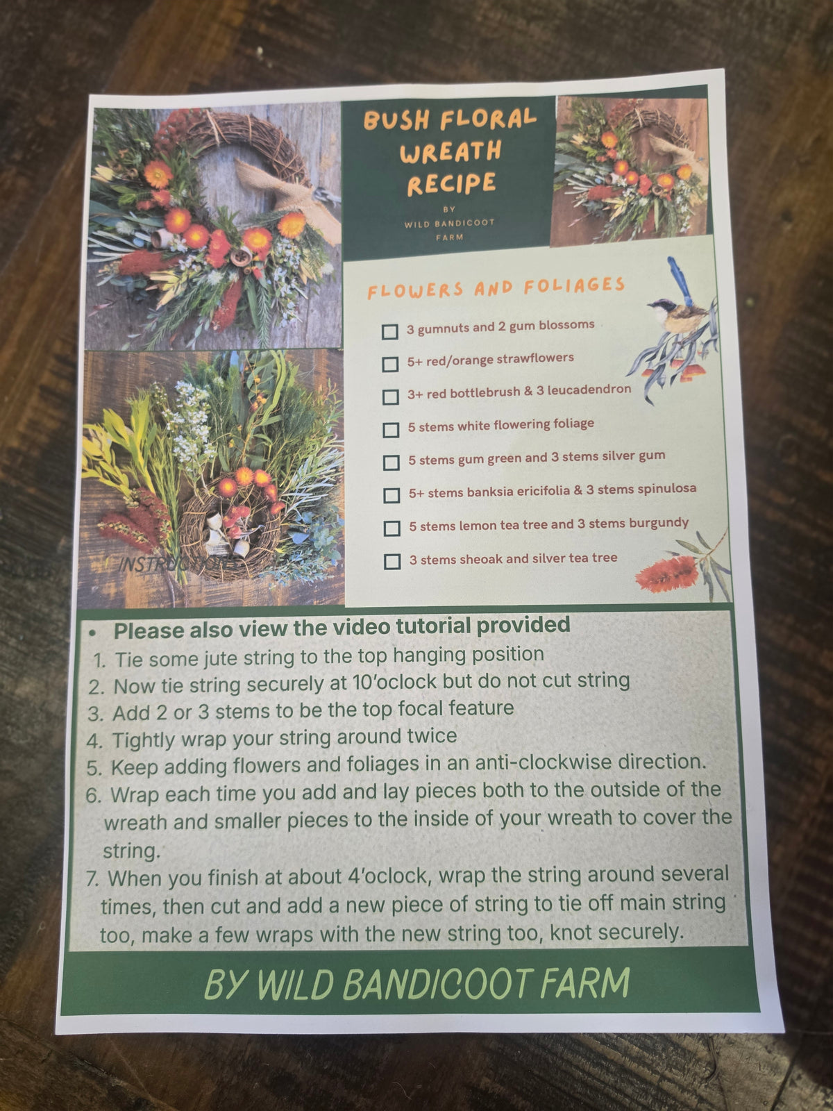 Bush Florals Premium DIY Wreath Creator Kit